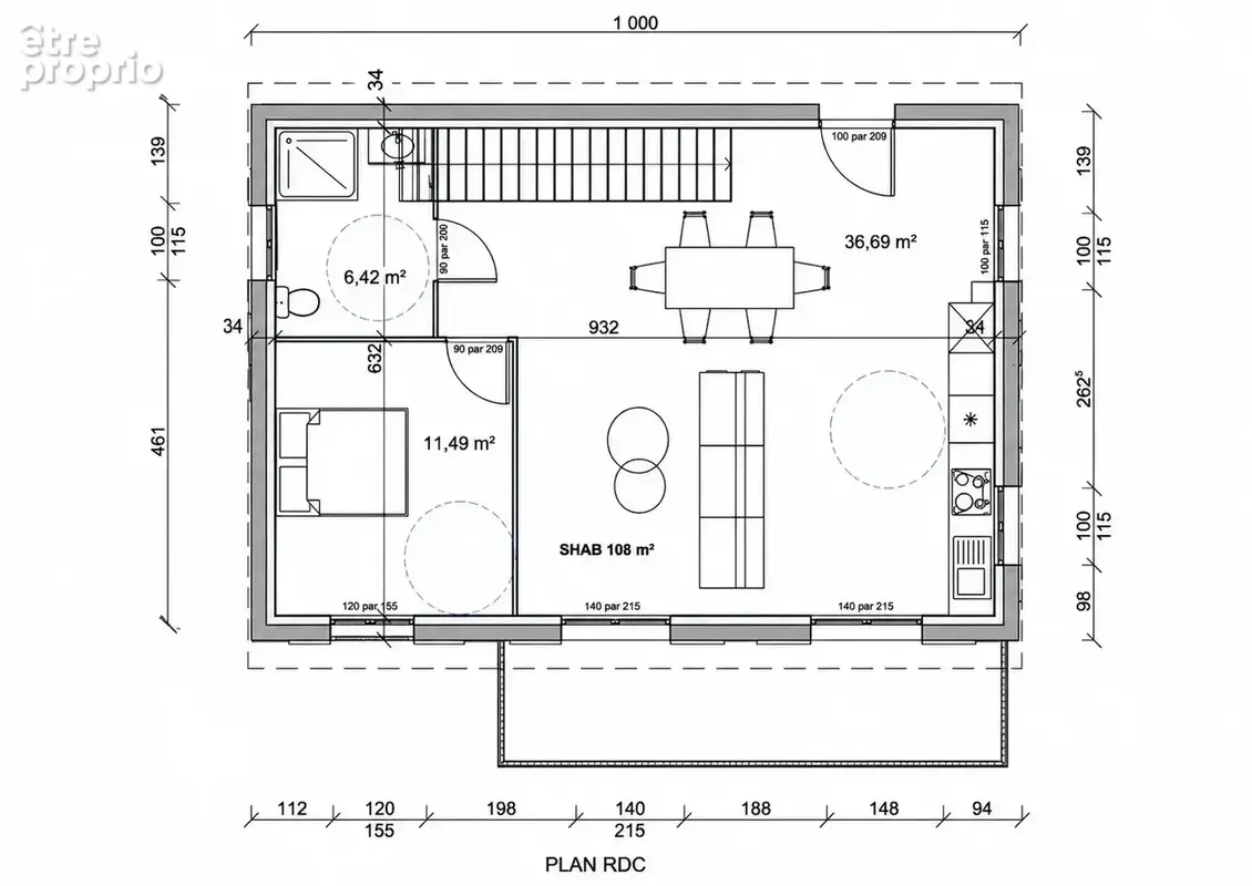 Oletta – terrain 885 m² – permis purgé - photo 5