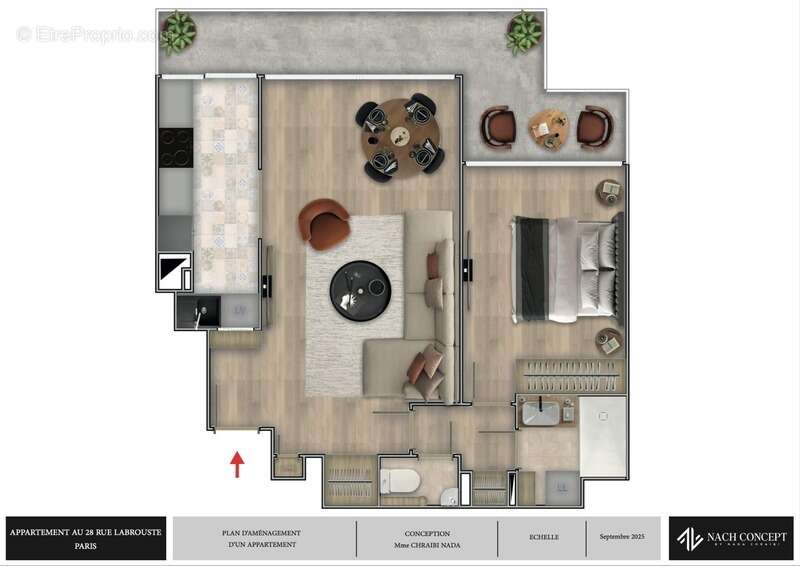 Appartement à PARIS-15E