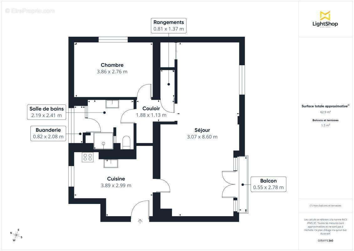 Appartement à VITRY-SUR-SEINE