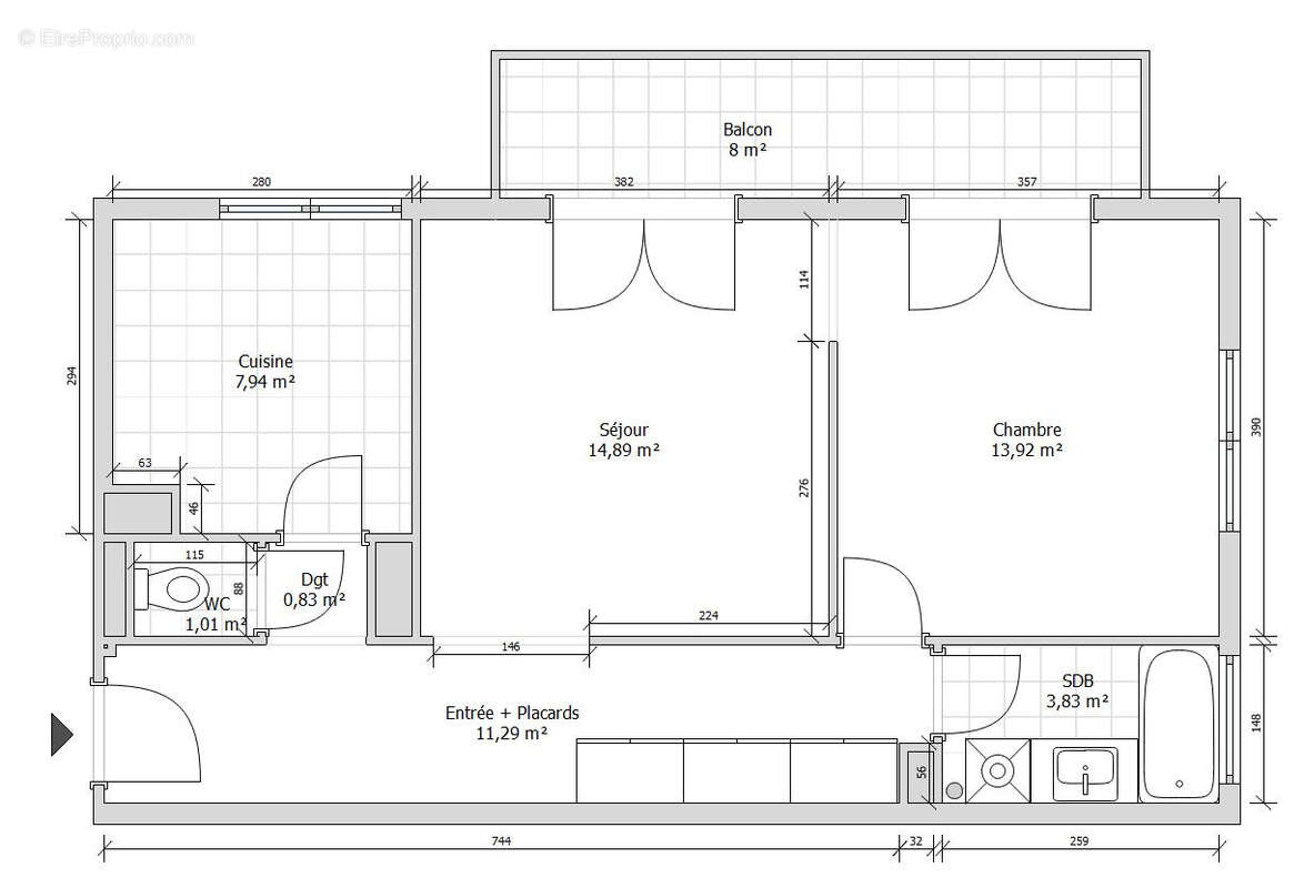 Appartement à MEUDON