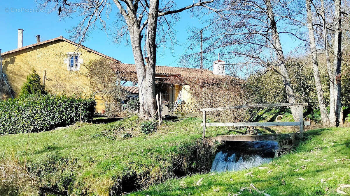 Charente. Moulin en Pierre pour Amoureux de la Nature, 8 ha, Ruisseau, Etang, Maison d'Amis, Bois - photo 13