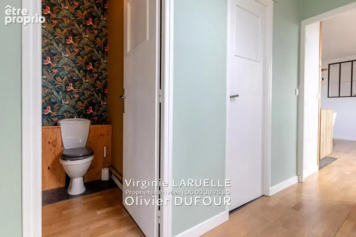 ROUEN Pasteur - Appartement 4 pièces dernier étage avec vue dégagée, cave, parking et jardin partagé - photo 15
