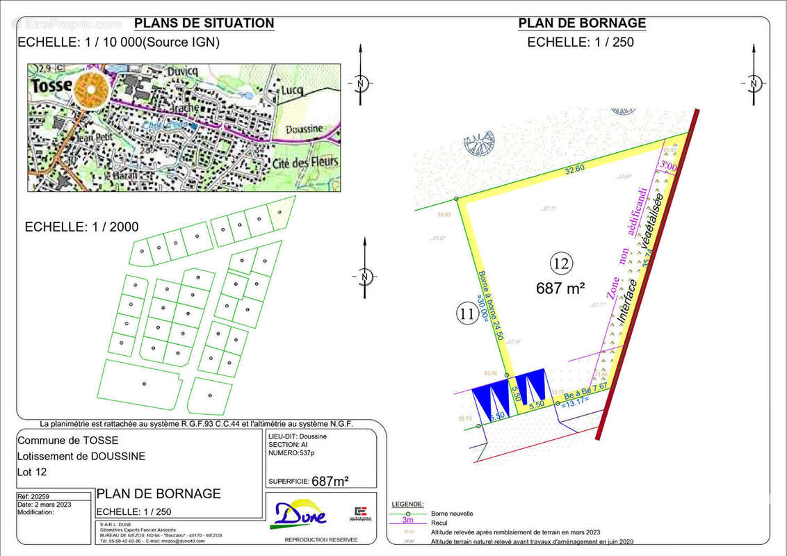 A vendre terrain a batir a tosse de 687 m² - photo 6