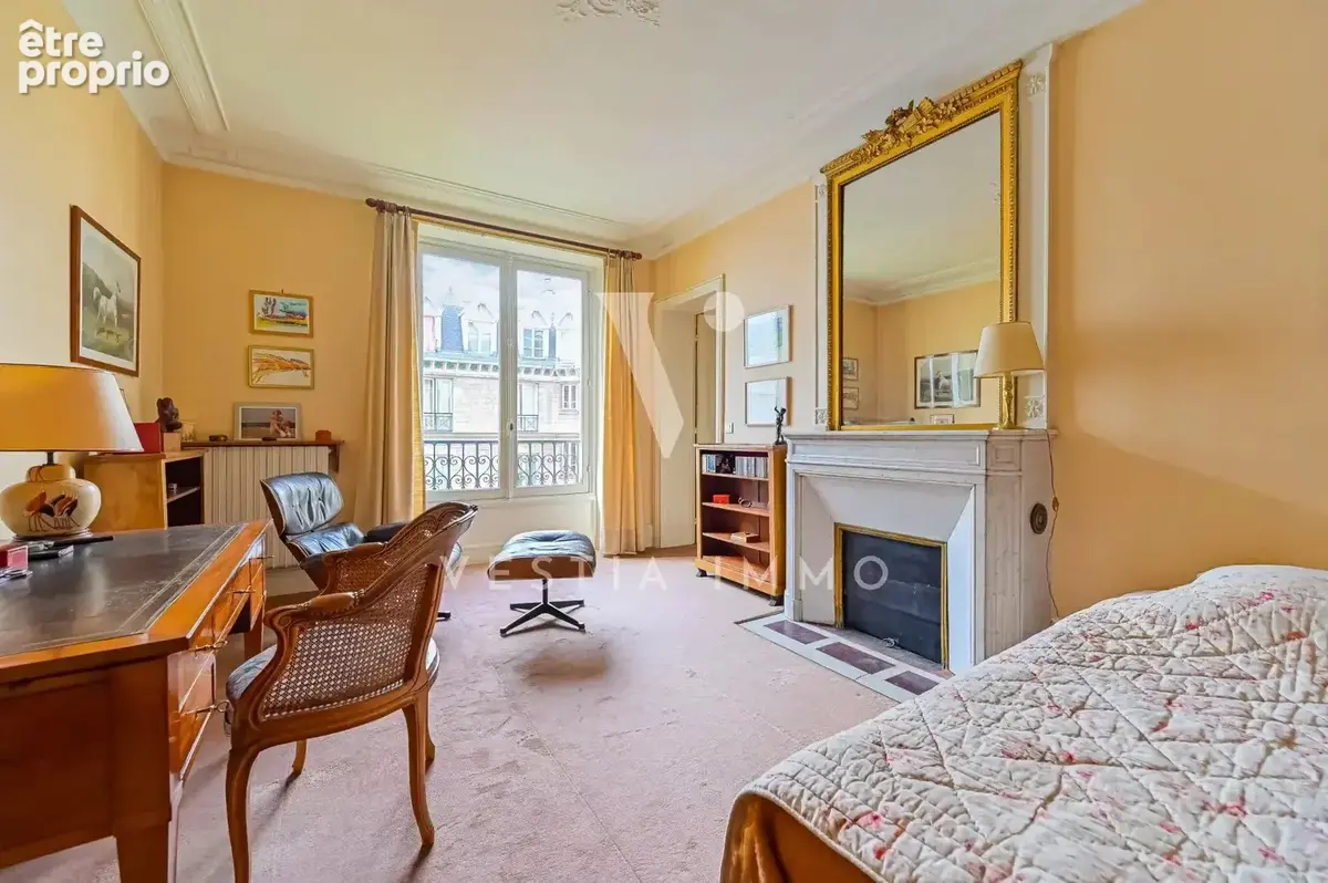 Plaine-Monceau – Appartement familial de caractère – 116 m² – Étage élevé –chambre de service en sus - photo 10