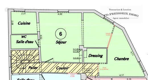 Plan  - Appartement à MONTREUIL