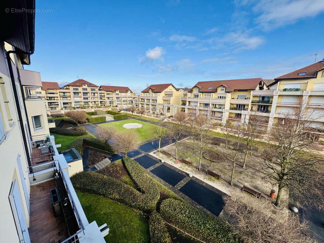 vue balcon (3) - Appartement à SAINT-JULIEN-EN-GENEVOIS