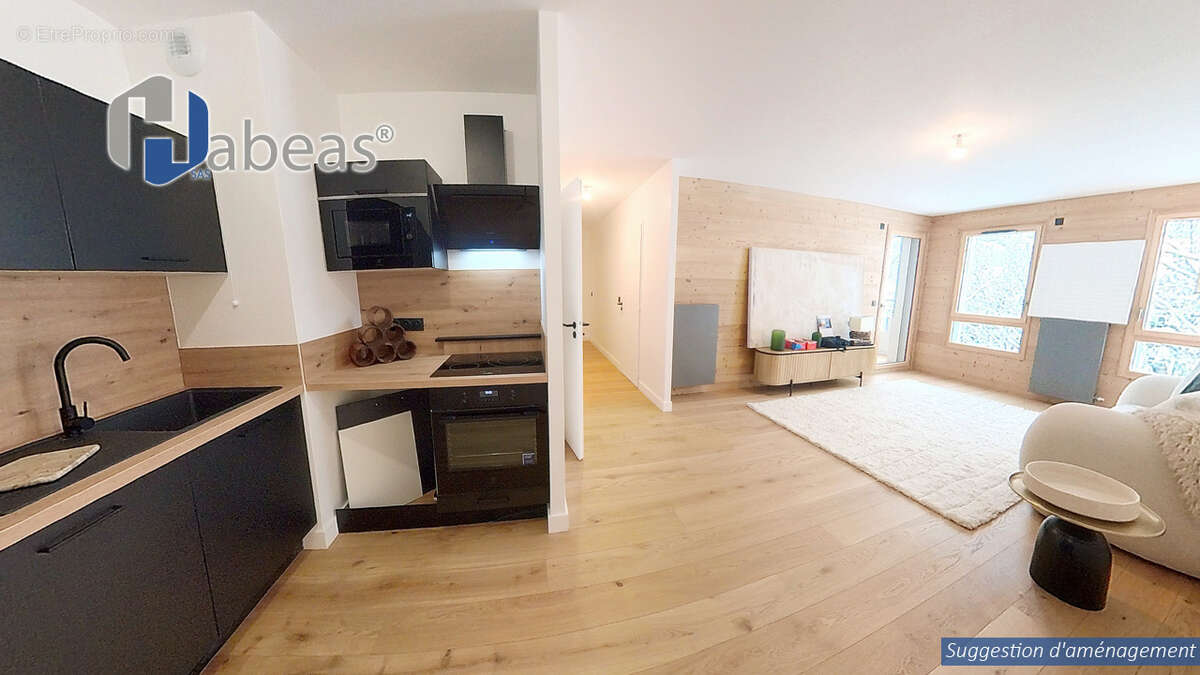 T2 avec 1 chambre et un Balcon de 16.31m², Un Casier à Ski, et un cellier - photo 10