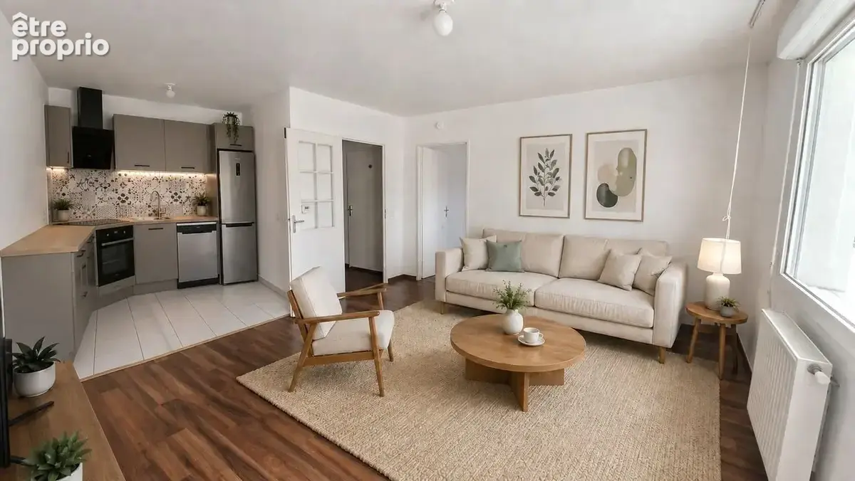 Appartement 3 pièces 56 m² à vendre à Lyon-7e (69007) - photo 2