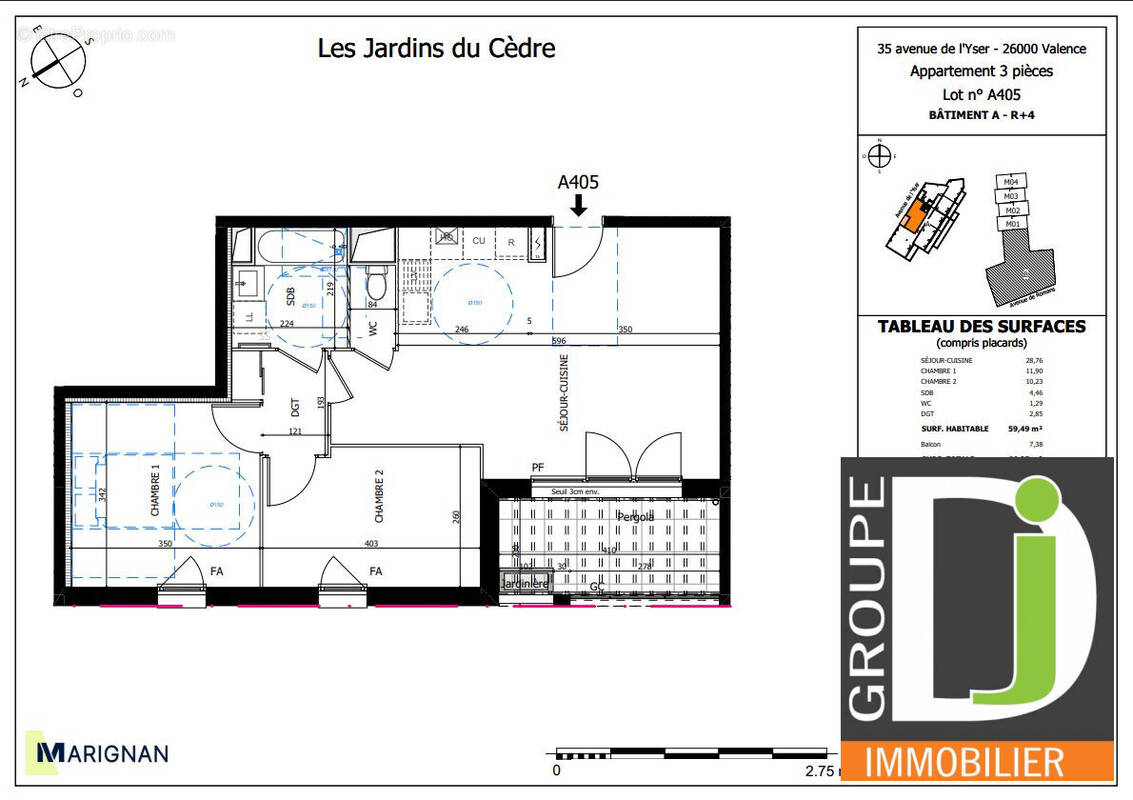 Appartement à VALENCE