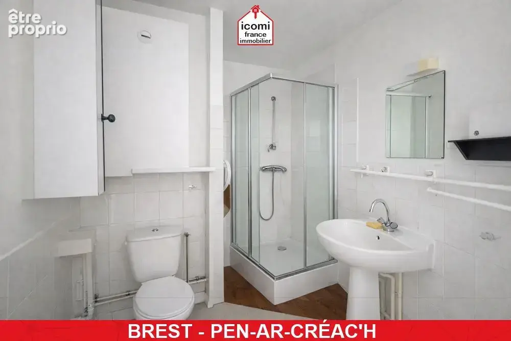 Finistere - brest (29200) - a vendre - appartement - t2 - premier etage avec ascenseur - balcon - dalle beton - belle exposition - photo 5