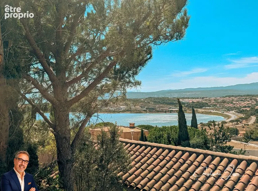 Maison avec vue exceptionnelle sur l'étang de Leucate, le Canigou - photo 3
