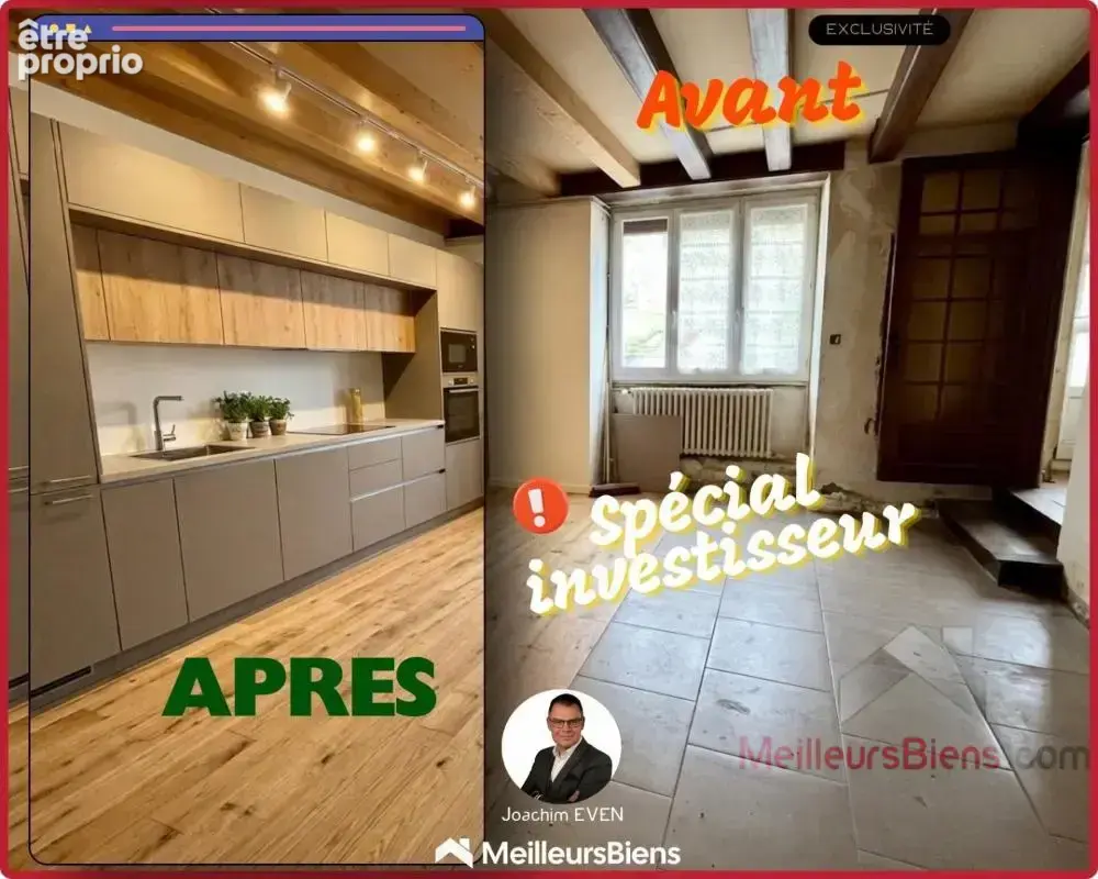 Maison de ville mitoyenne sur 3 niveaux à rénover - Spécial investisseur - Possibilité 3 logements - photo 1