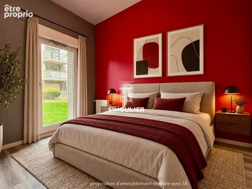 LILLE - Appartement familial récent 3 chambres avec jardin de 100 m2   Terrasse   Résidence sécurisée - photo 9