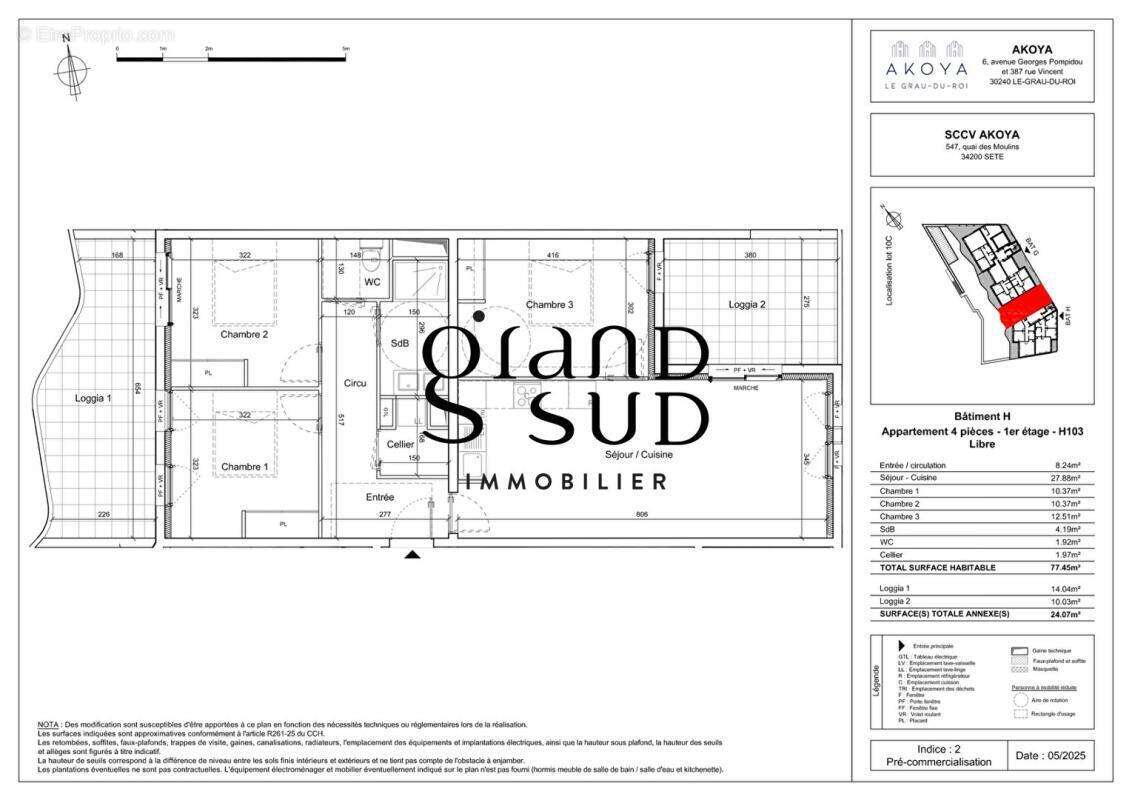 Appartement à LE GRAU-DU-ROI