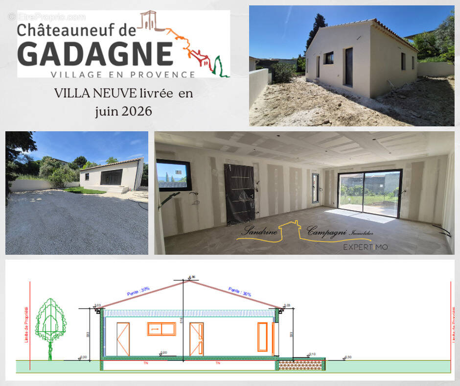 Maison à CHATEAUNEUF-DE-GADAGNE