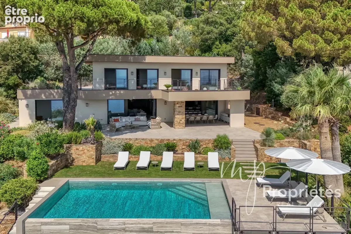 Rayol-Canadel-sur-Mer – Villa contemporaine d’exception vendue entièrement meublée –  six suites raffinées. Vue panoramique sur  - photo 57