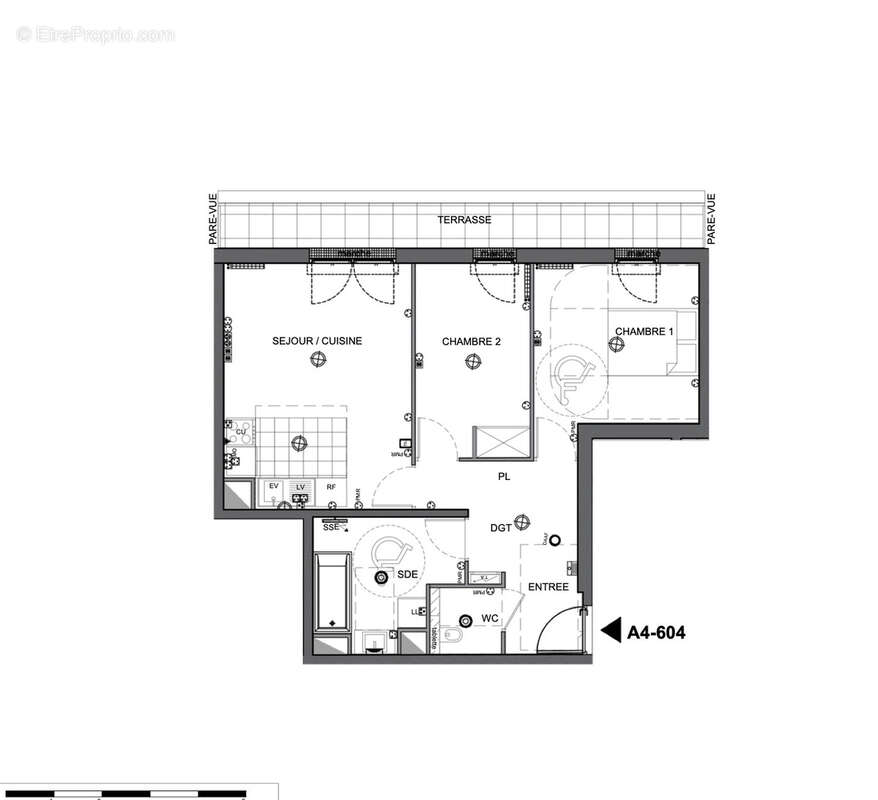Appartement à BOIS-COLOMBES