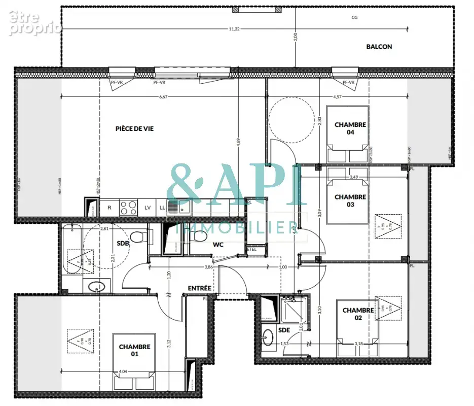 St paul en chablais appartement t5, idealement situe en plein centre - photo 2