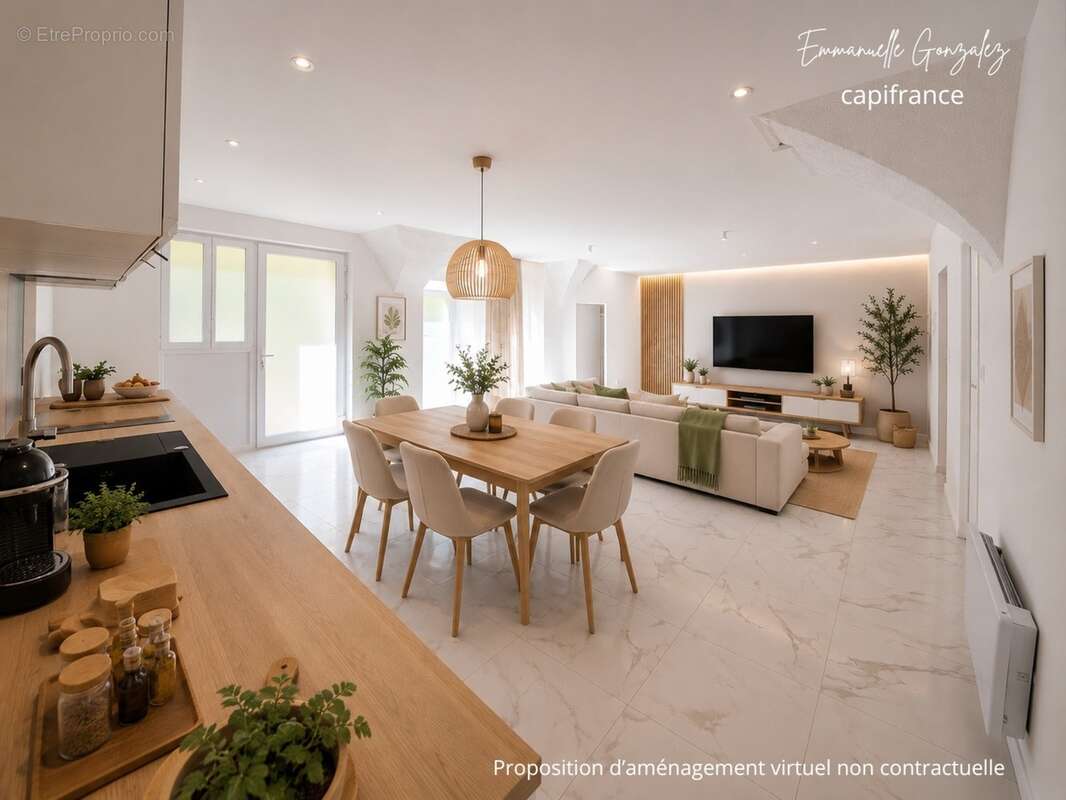 Maison de caractère entièrement rénovée 200m² avec 5 chambres ROUJAN (34) - photo 3