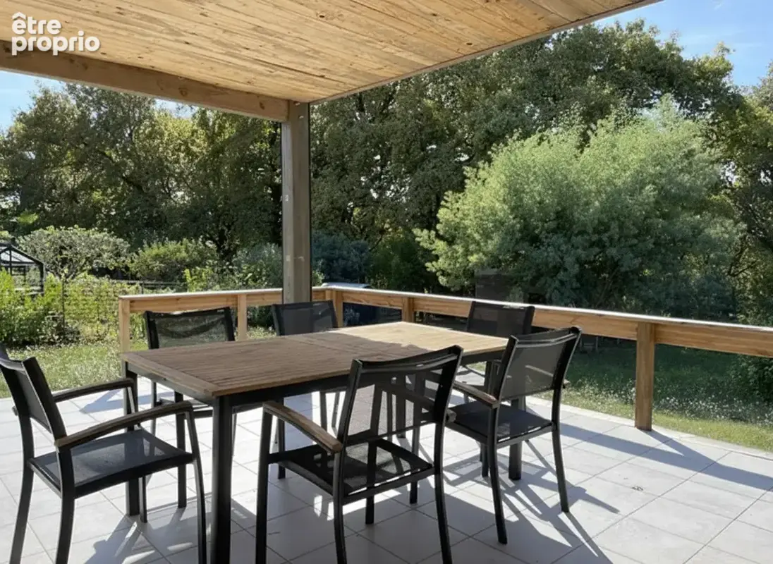 Maison contemporaine (2017) T4 de plain pied sur terrain 1656 m2 - photo 9