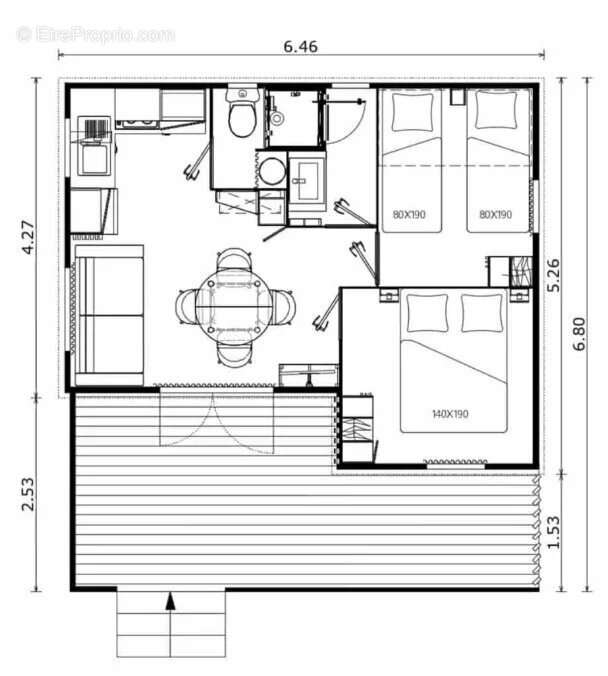 Maison à SAINT-PAUL-LIZONNE