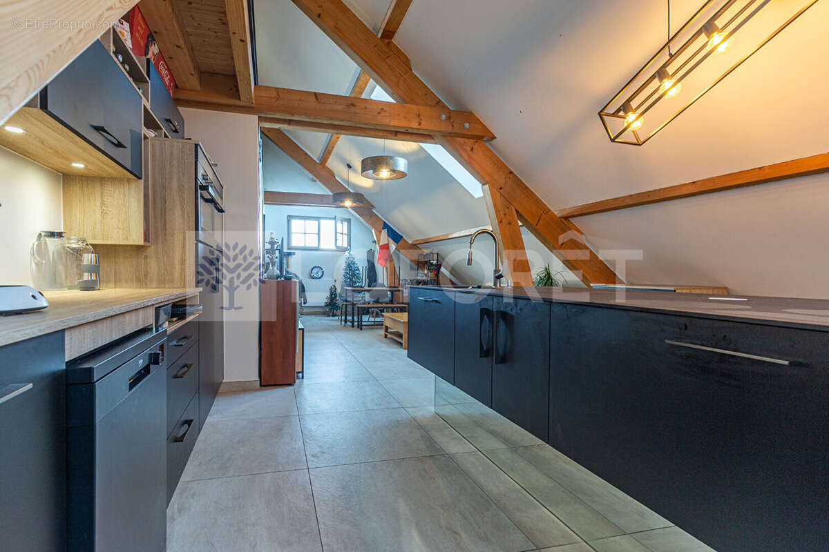 Agence immobiliere laforet - "dodonea" - annecy / seynod - appartement duplex t5 de 189,4m² au sol et 119m²  loi carrez - cave - - photo 4