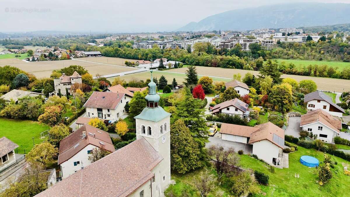 1 vue drone (5) - Terrain à SAINT-JULIEN-EN-GENEVOIS