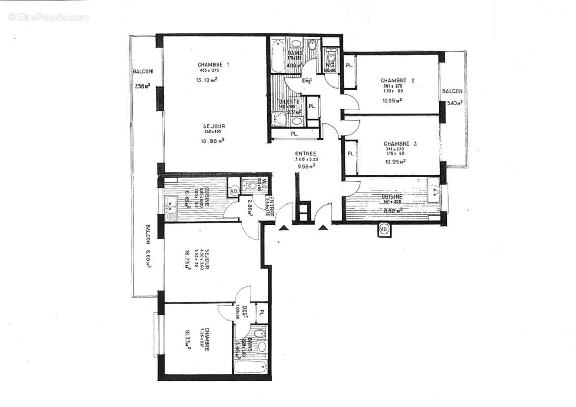 Appartement à PARIS-12E