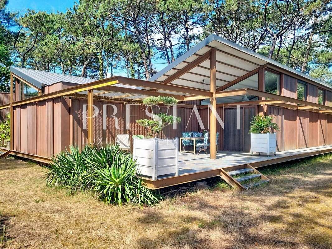 Villa d'architecte unique en première ligne face au lac de Lacanau - photo 20