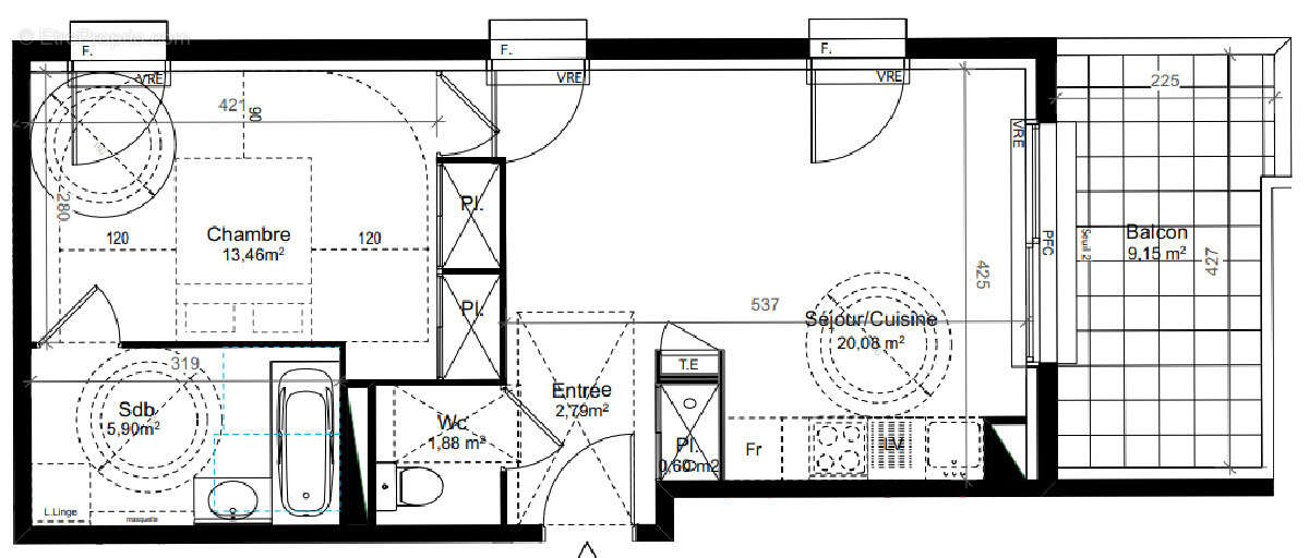 Appartement à LE CRES