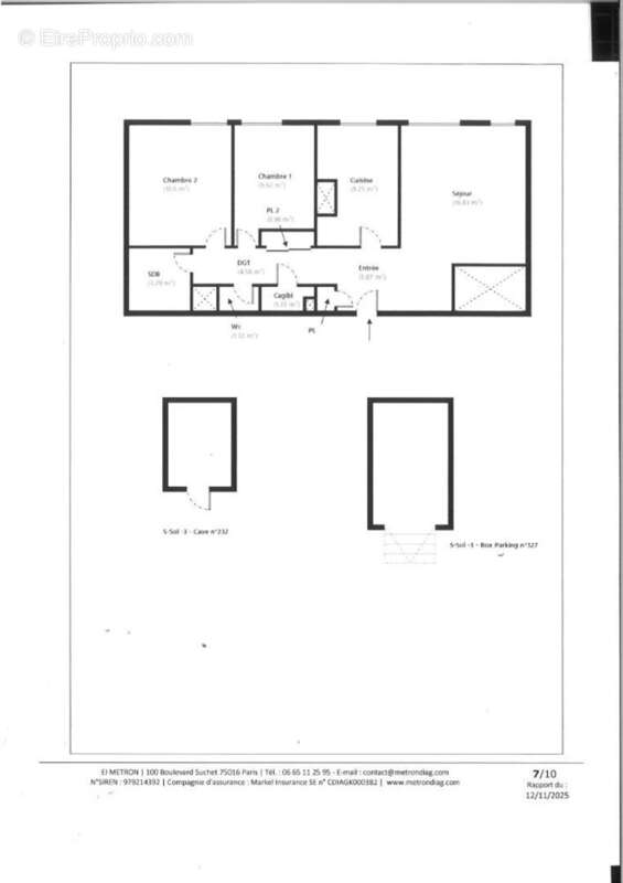 Appartement à PARIS-18E