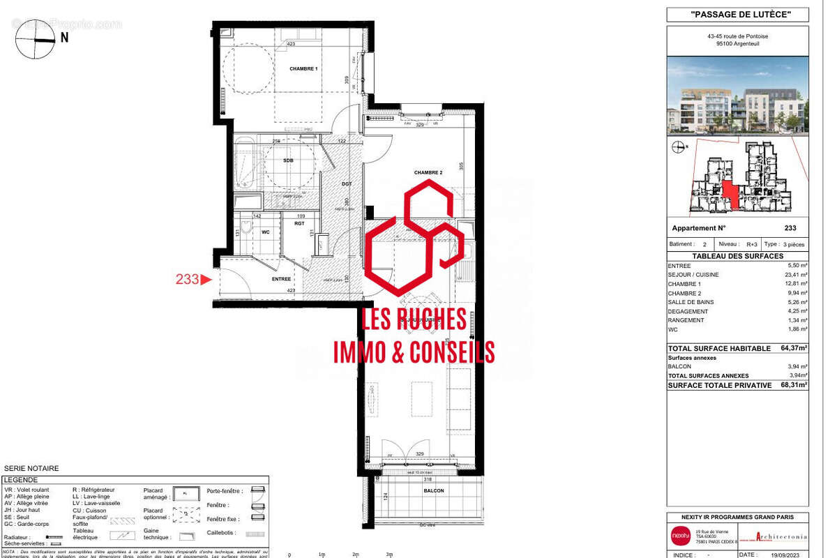 Appartement à ARGENTEUIL