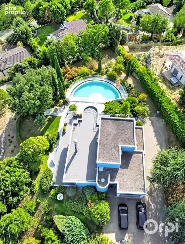Saint-Péray — Villa d’architecte d’exception avec piscine à débordement et vue panoramique - photo 3