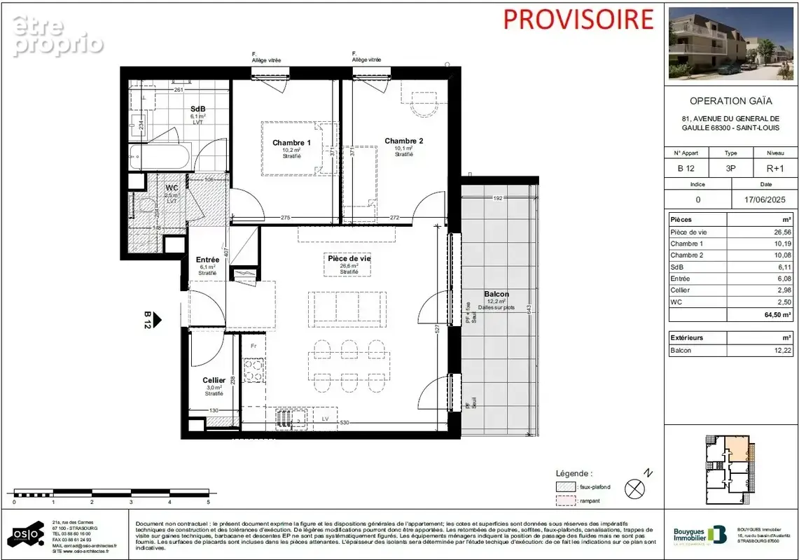 Programme neuf gaïa - 1er etage - t3 - photo 2