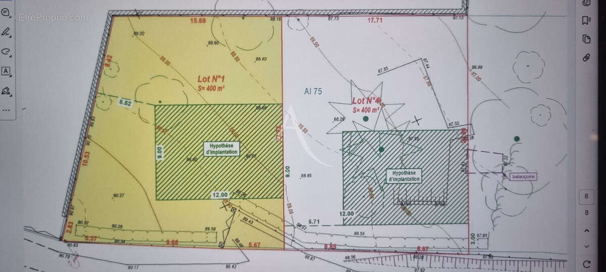 Terrain à VILLIERS-SUR-MORIN