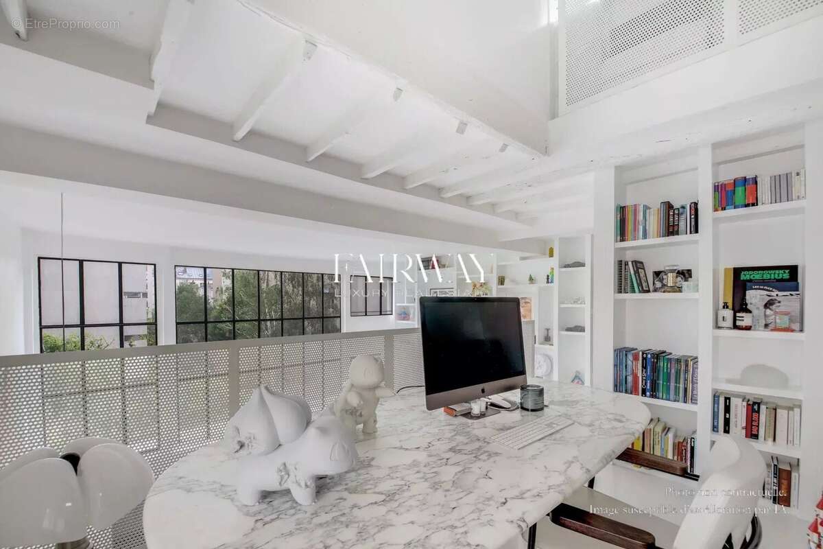 Atelier d’artiste de prestige de 6 pièces et 150m² habitables dans une allée privée du quartier Saint-Ferdinand, 17ème arrondiss - photo 9