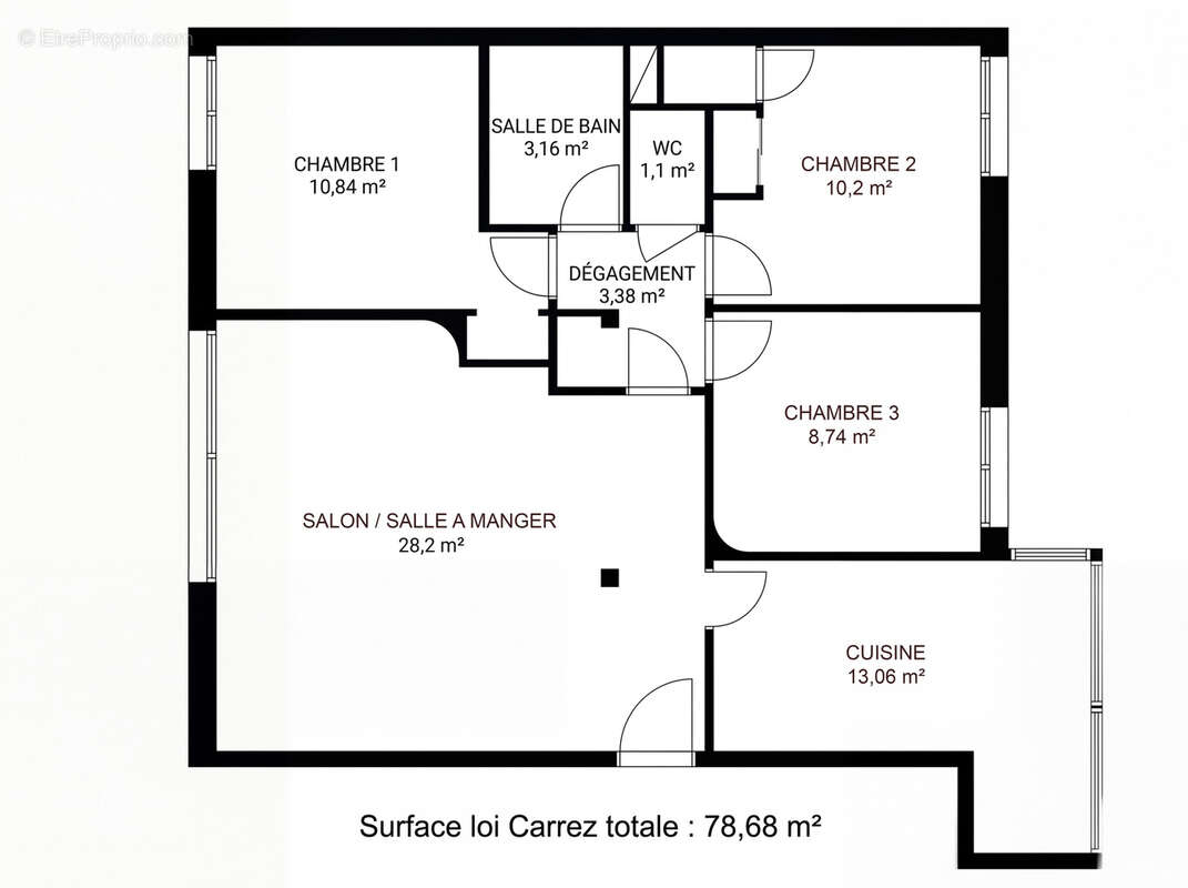 Appartement à MARSEILLE-7E