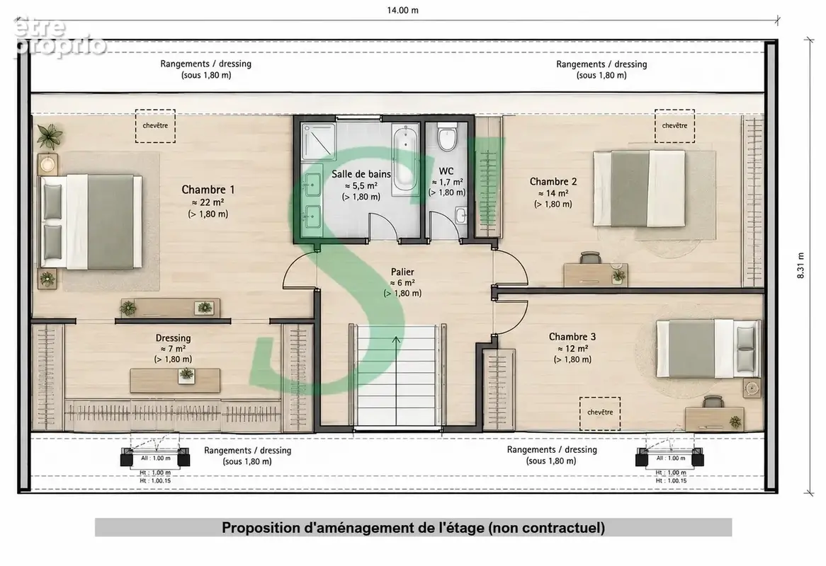 Maison récente de 2018  96,7 m² habitables + étage aménageable de 83 m² - photo 11