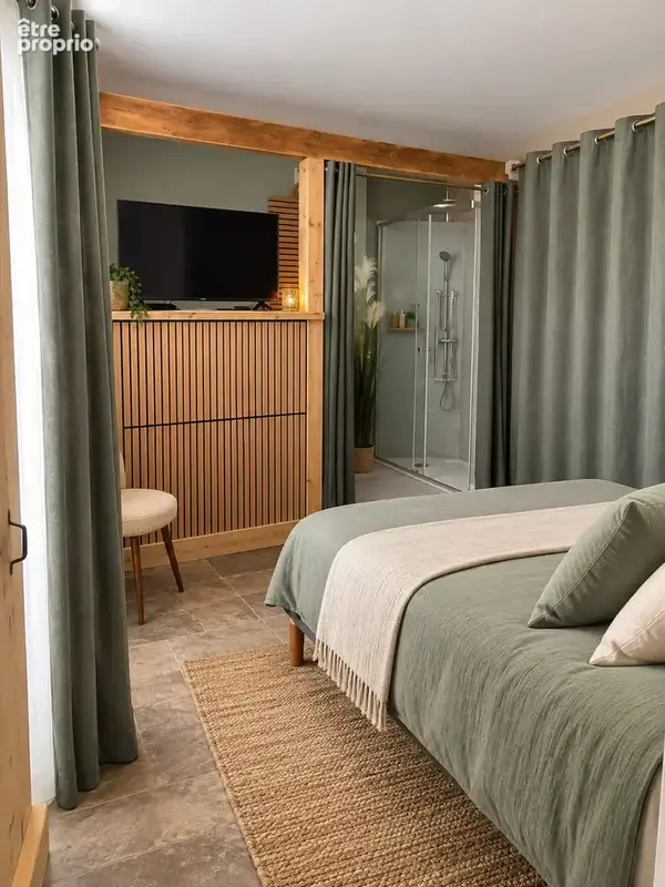 Maison en pierre rénové avec Jardin, terrasses, T2 indépendante  aux portes de l’Ardèche - photo 8
