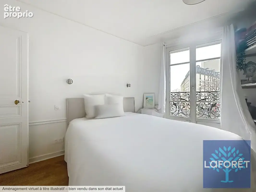 Paris 19e, 3 pièces de 54 m² entièrement rénové  ascenseur cave - photo 8