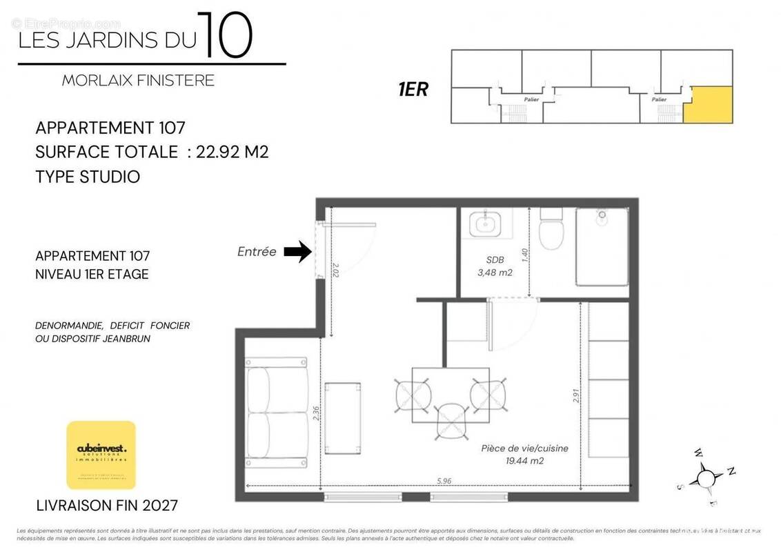 Photo 1 - Appartement à MORLAIX