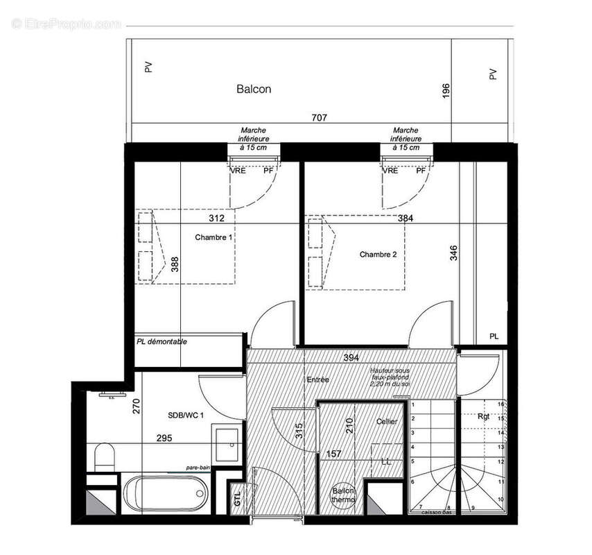 Appartement à TOULOUSE