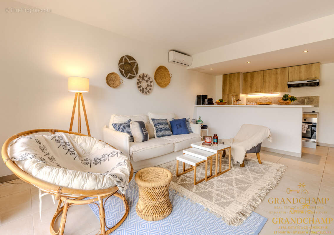 Duplex vue mer + terrasse   Anse Marcel - photo 2