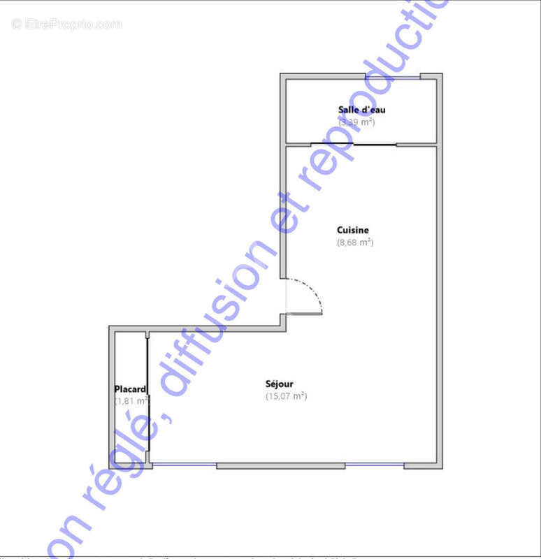 Appartement Le Kremlin Bicetre 1 pièce(s) 29 m2 - photo 6