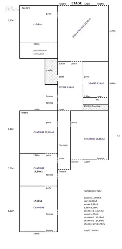 Dpt Vosges (88), à vendre RAMBERVILLERS immeuble T15 de 280 m2 à rénover en 5 ou 6 appartements avec cour - photo 40