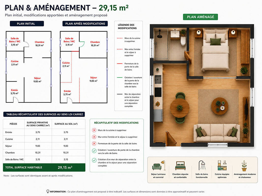 Appartement à PARIS-18E