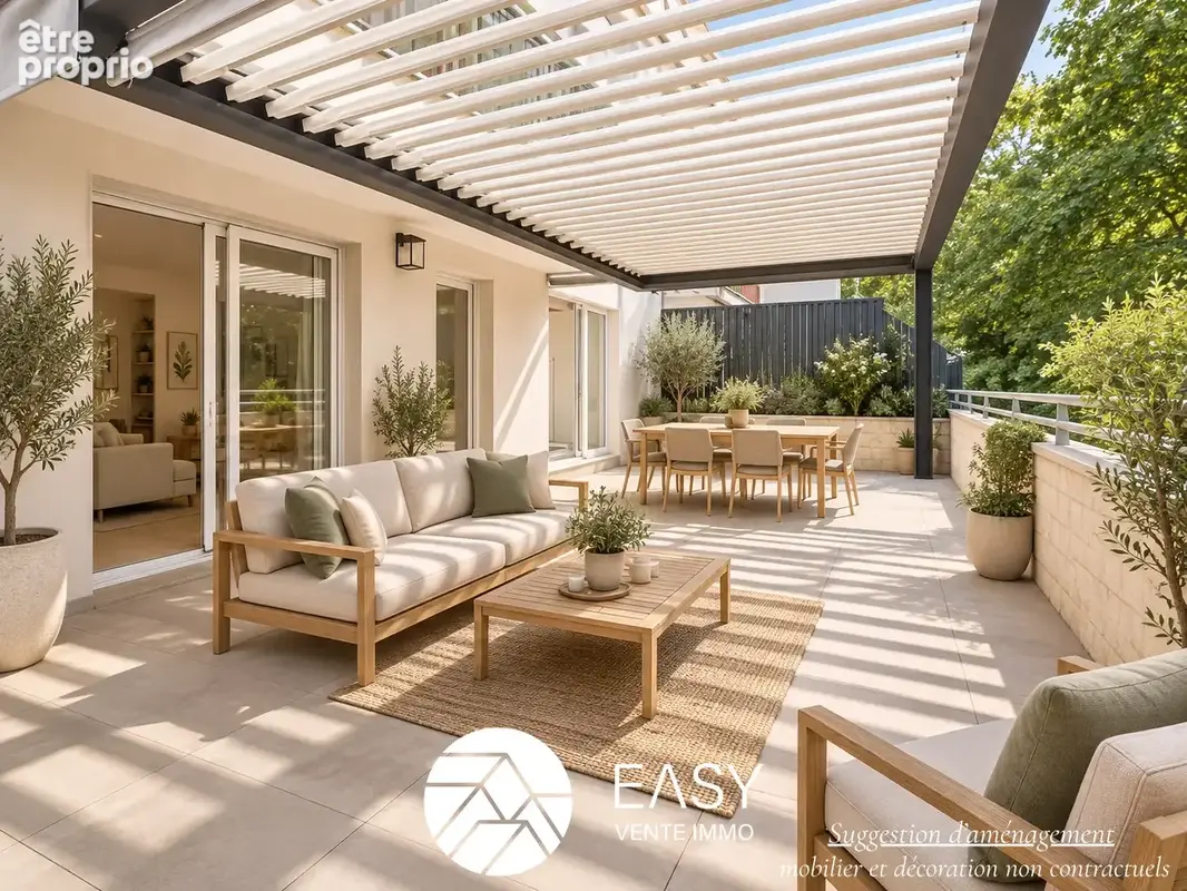 Chambéry   au calme t4 en excellent état avec 70 m2 de terrasse, garage, cave et cadre verdoyant - photo 4
