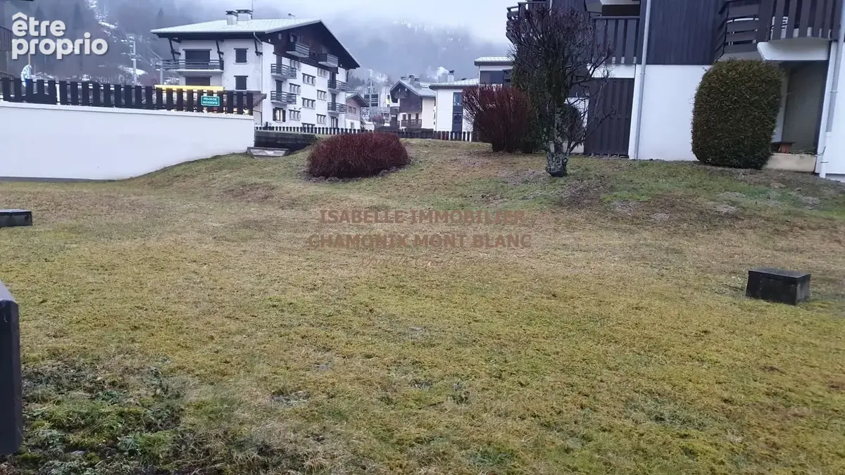 Jardin  / Achat studio Les Houches