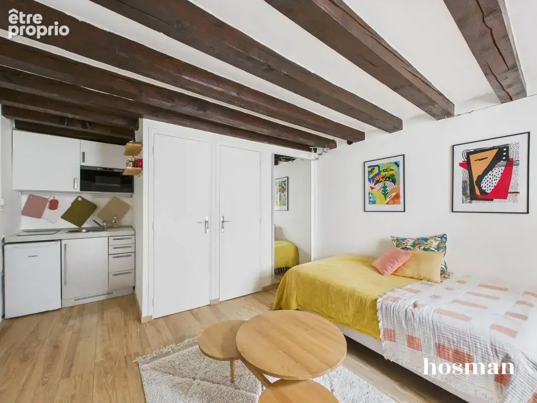 Coup de coeur ! Studio rénové de 19 m² Carrez - Rue de Saintonge, Paris 3ème - Idéal investissement ou premier achat - photo 6
