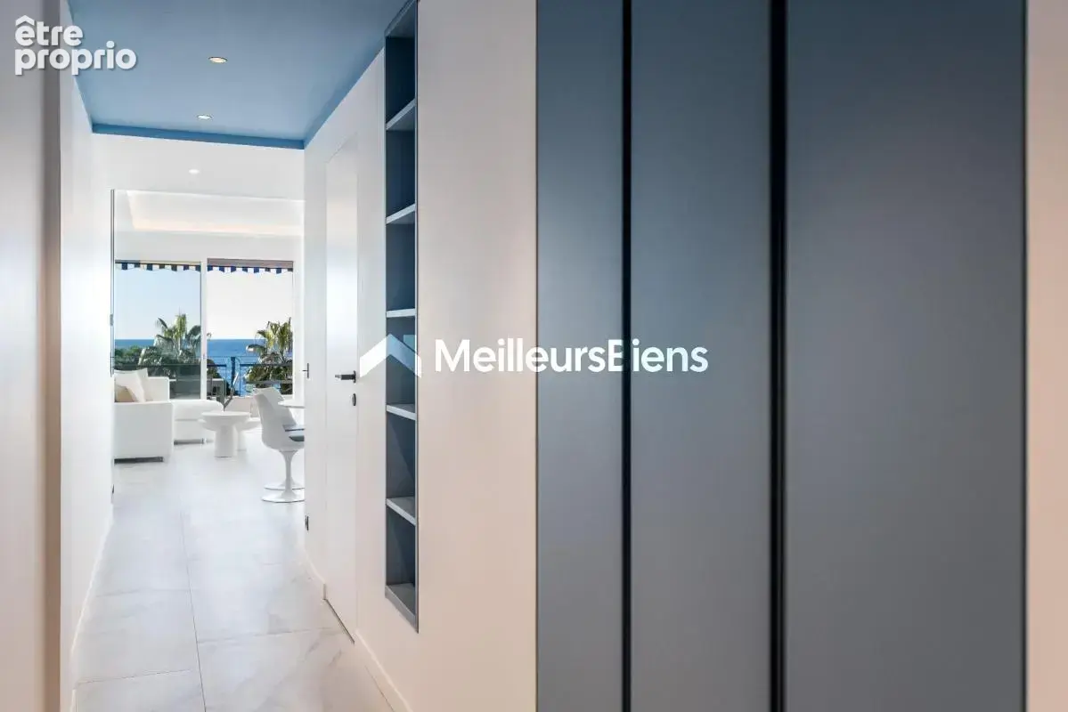 Cannes-Croisette, superbe appartement 4ème étage : 2 chambres, terrasse, vue mer - photo 19